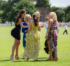 ladies day 2019 - ladies on the pitch