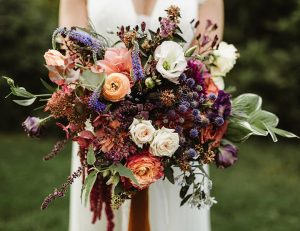 Autumn wedding bouquets