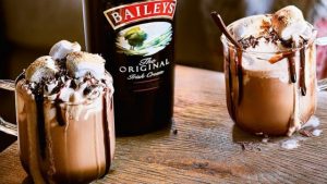 christmas tipple Baileys hot chocolate