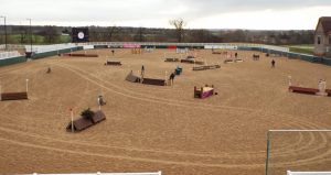 The Super Arena ready for Super Pink Arena Eventing 2019