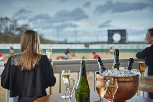 Romance At The Millstone -Balcony shot with drinks