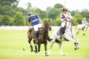 What Is Equestrian Polo - 2 players in action