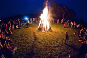 Mid Summer Night Bonfire