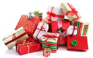 Christmas Top Tips - pile of gifts