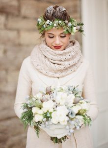 winter weddings - winter bride